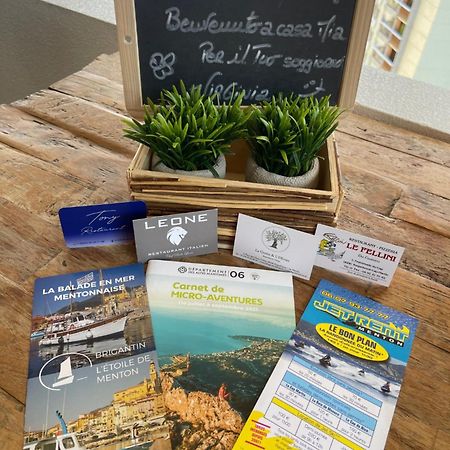 Location Saisonniere Menton 220 M Des Plages エクステリア 写真