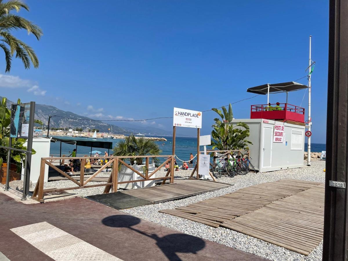 Location Saisonniere Menton 220 M Des Plages エクステリア 写真