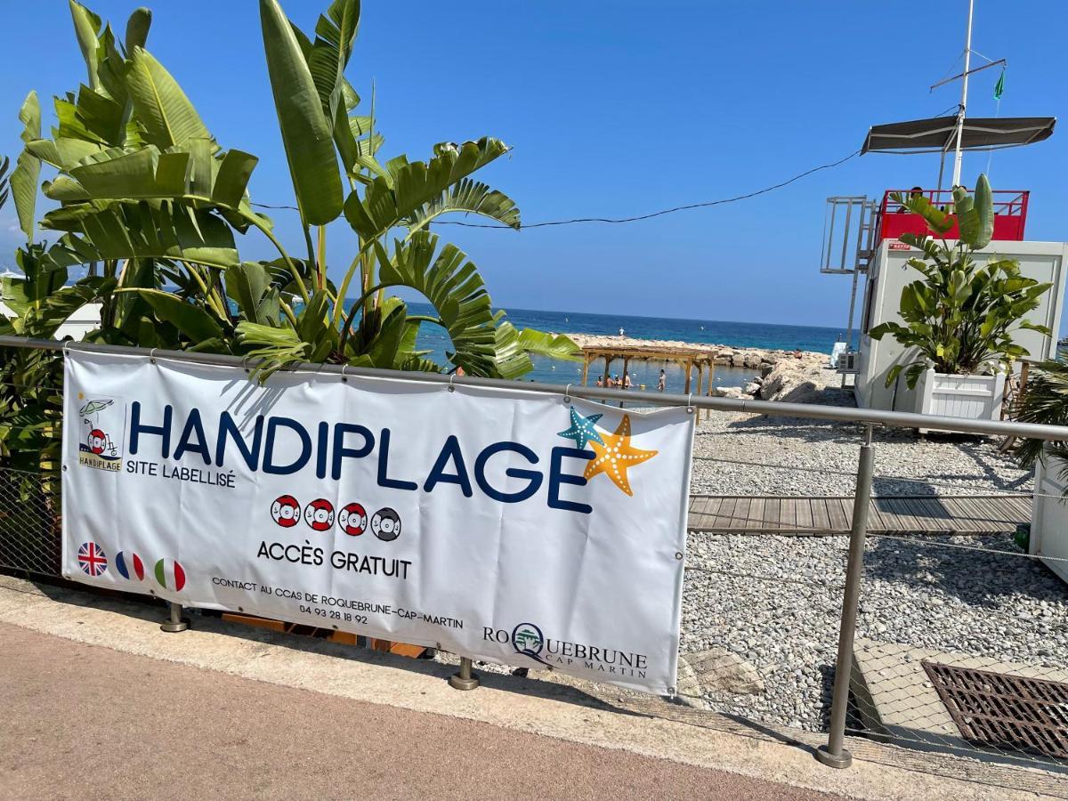 Location Saisonniere Menton 220 M Des Plages エクステリア 写真