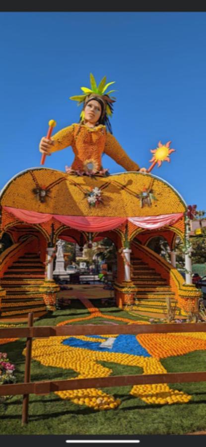 Location Saisonniere Menton 220 M Des Plages エクステリア 写真