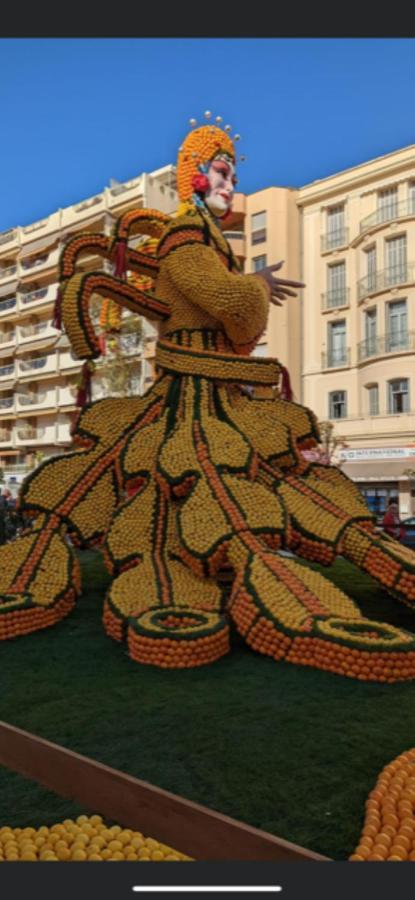 Location Saisonniere Menton 220 M Des Plages エクステリア 写真